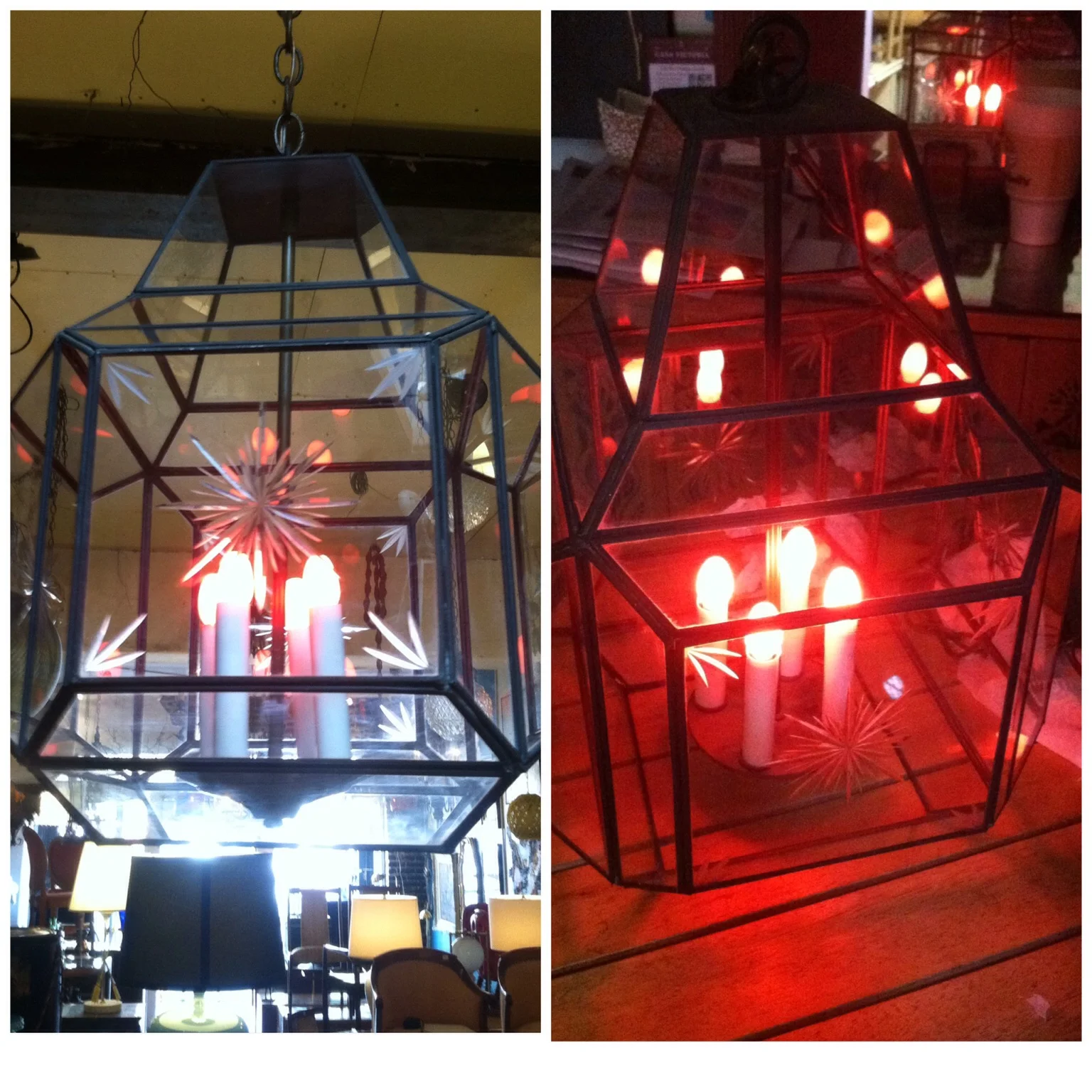 Electric Excitement | Pair of 1960s Large Lanterns