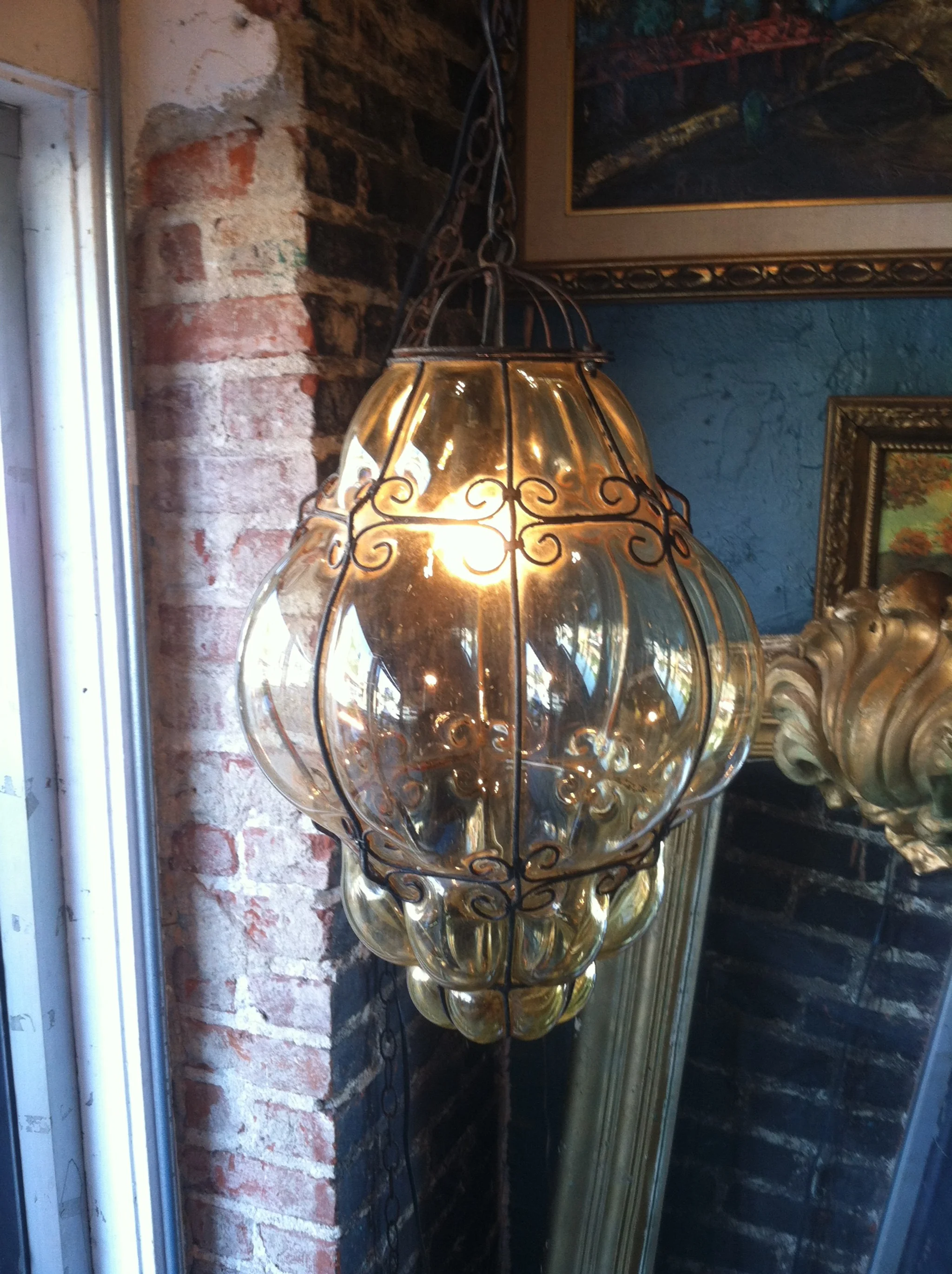 Demi-Glace | Large Vintage Murano Lantern