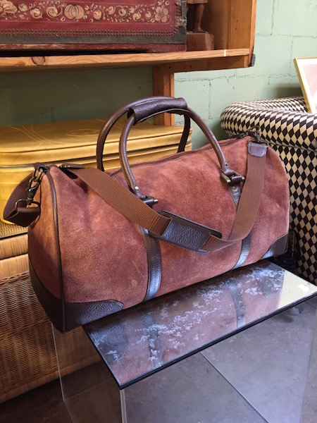 First Class  Vintage Suede Duffle Bag — Casa Victoria - Vintage