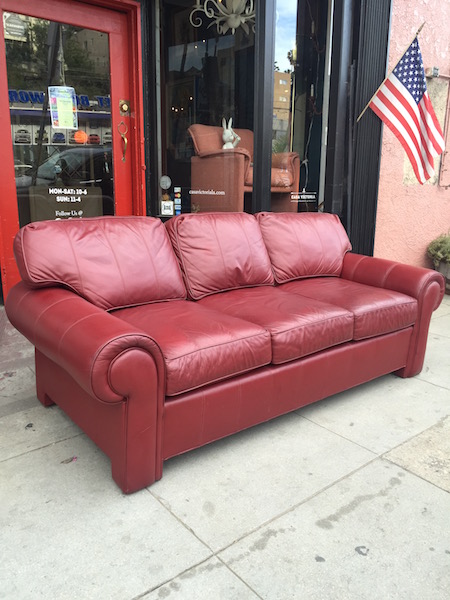 Leather Sofa By Hickory Frye, Leather Sofa Hickory Nc