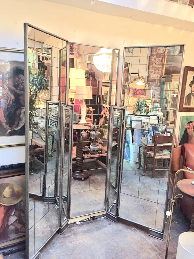 More Mirrors Custom Made Mirrored Screen/Room Divider — Casa Victoria