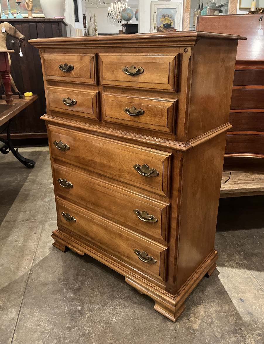 What'd You Call Me? | Traditional New England-style Highboy Dresser