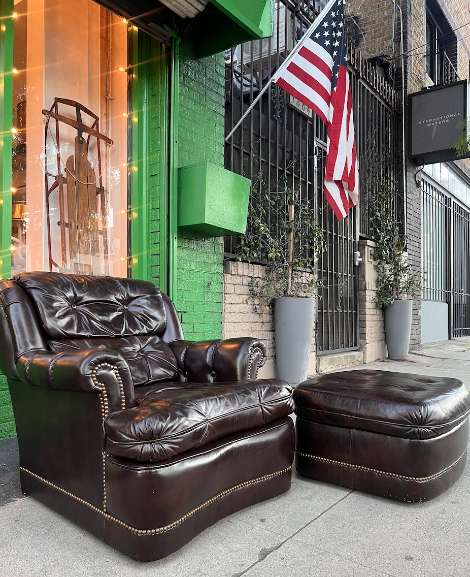 Tough Stuff | Tufted Leather Club Chair