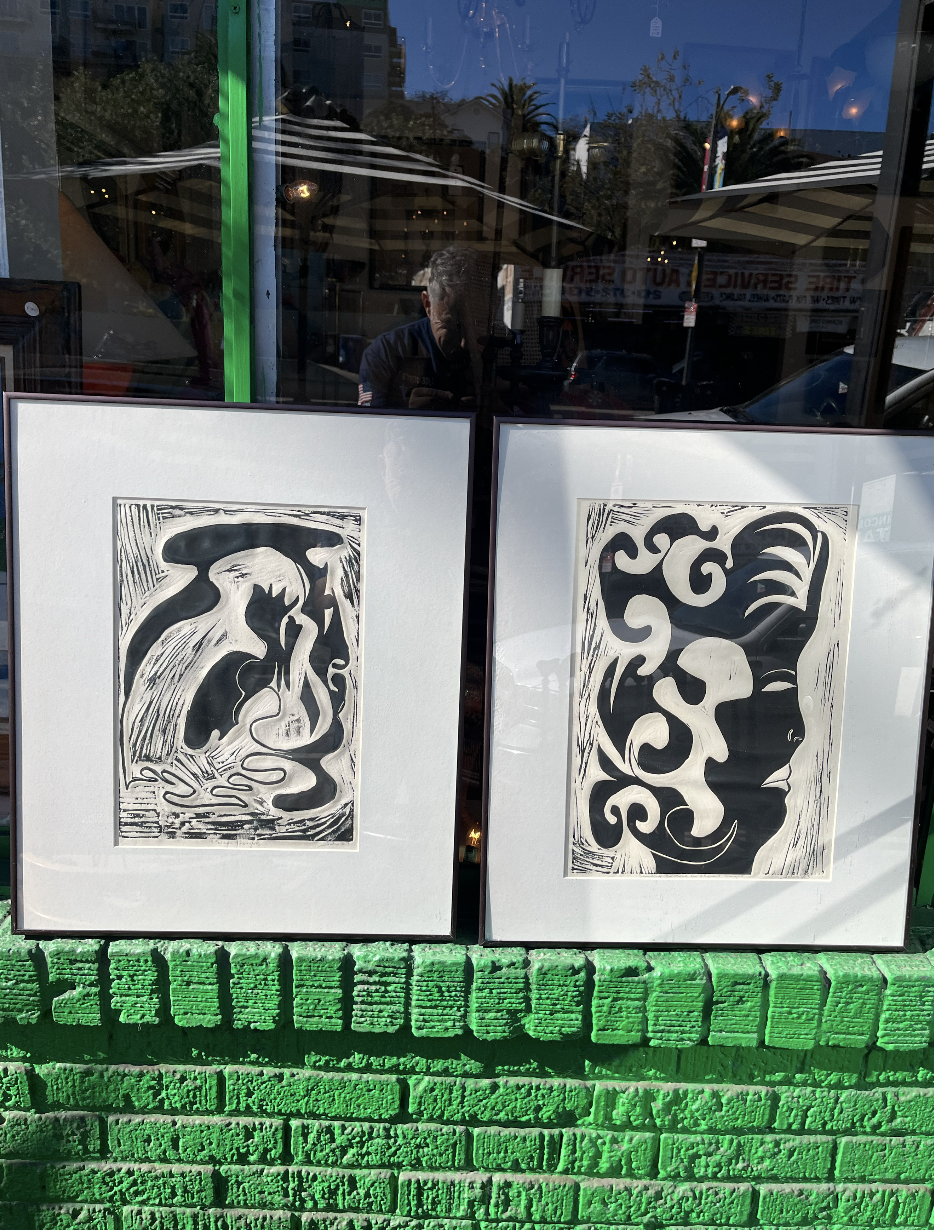 Crazy in Love | Vintage Abstract Etchings