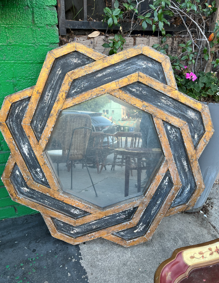 Winding Journey | Vintage Gilded Mirror with Celtic Knot