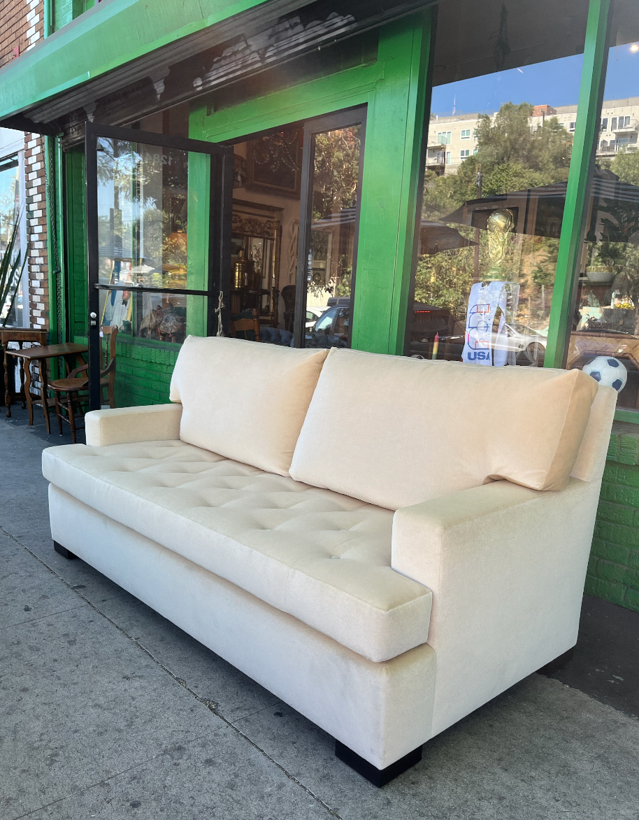 Butter is Better | Classic Mohair Velvet Sofa 