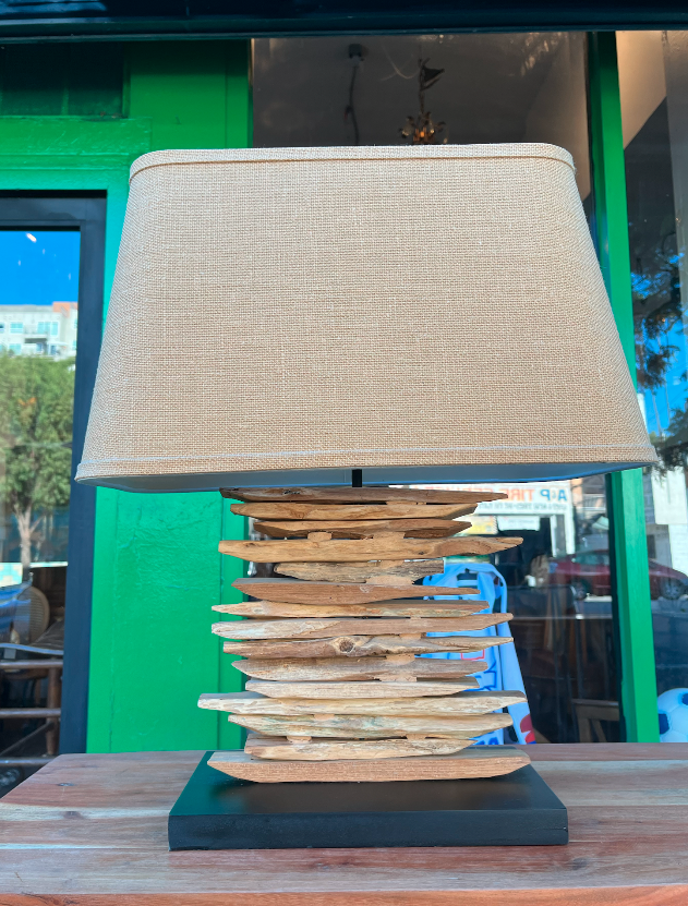 Slowly Drifting | Vintage Driftwood Table Lamp