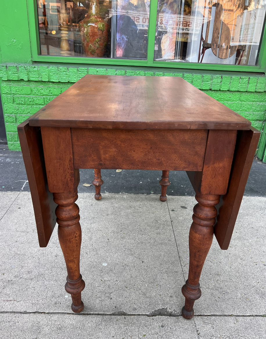 Antique Drop Leaf Dining Table