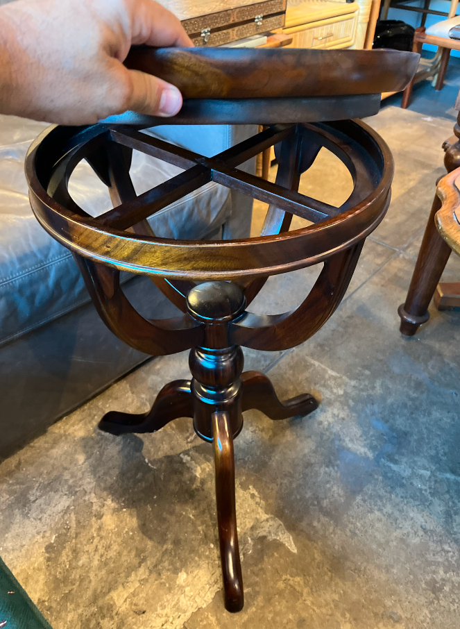 Traditional Tray Top Tea Table 2