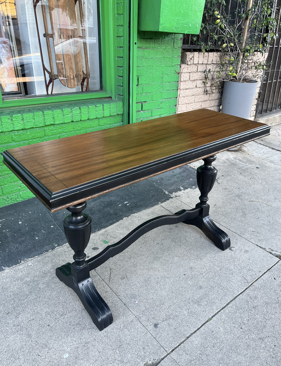 1920s Mahogany Console Library Table