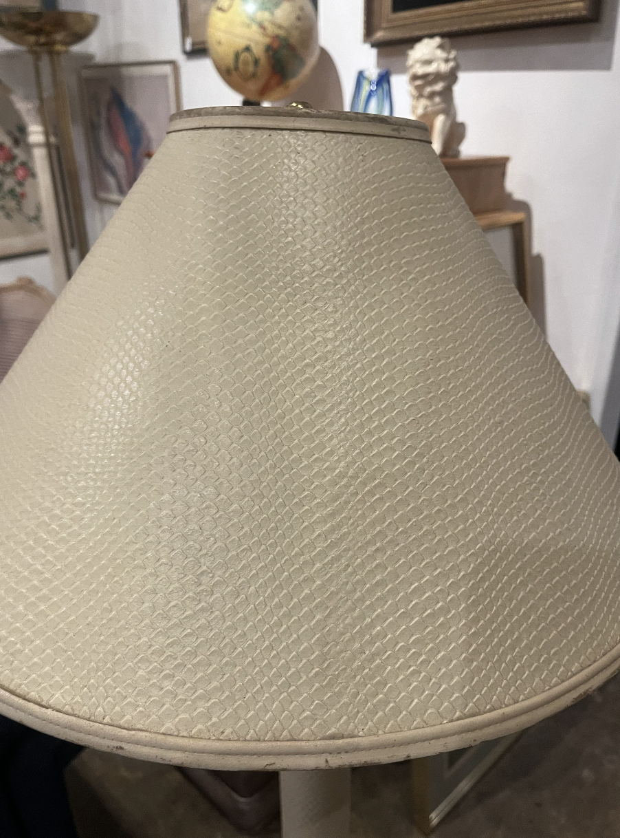 1980s Embossed Lamp by Stiffel