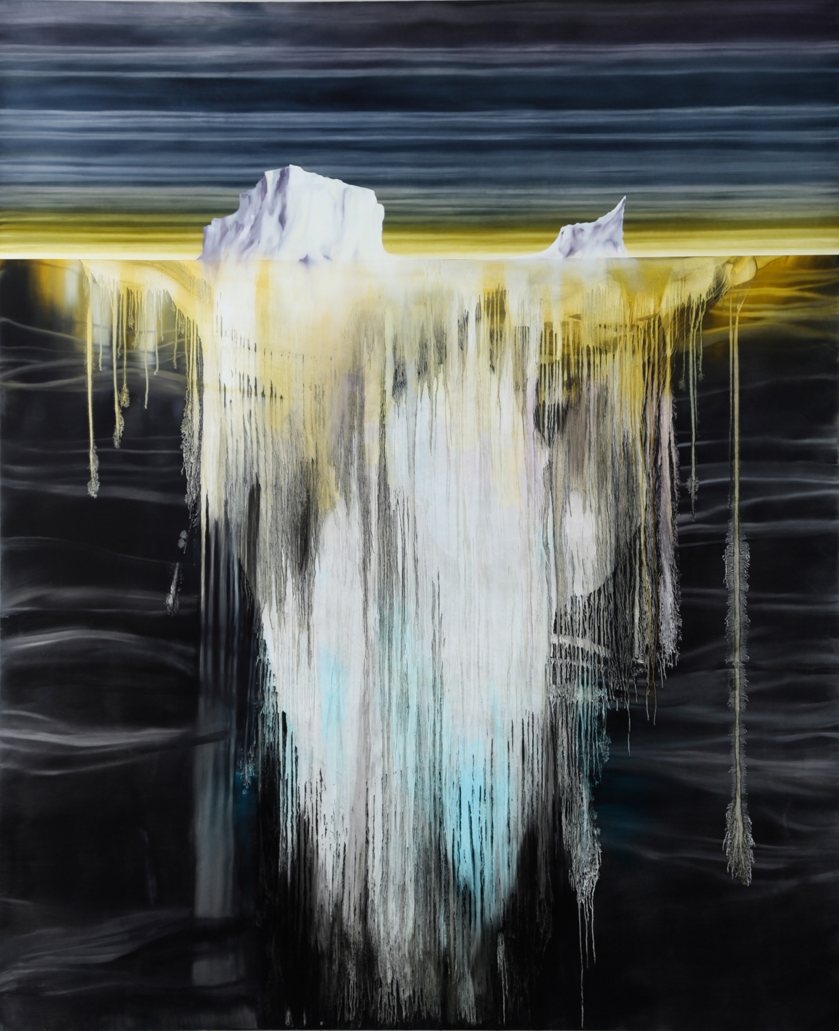No One Has to Know 2009 Oil on wood panel, 72 x 60 inches