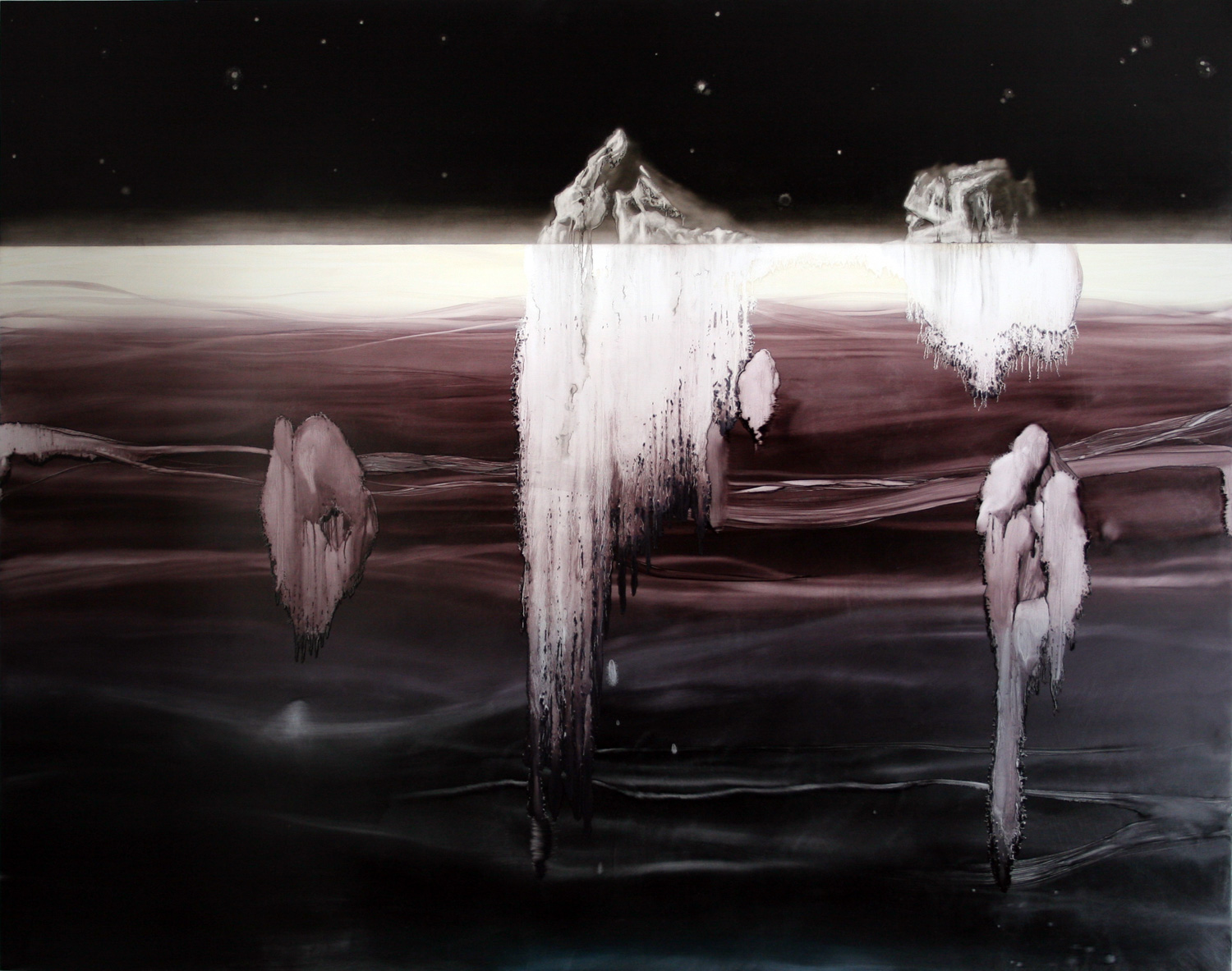 You’re The Worst Thing That Ever Happened To Me 2009 Oil on wood panel, 48 x 60 inches