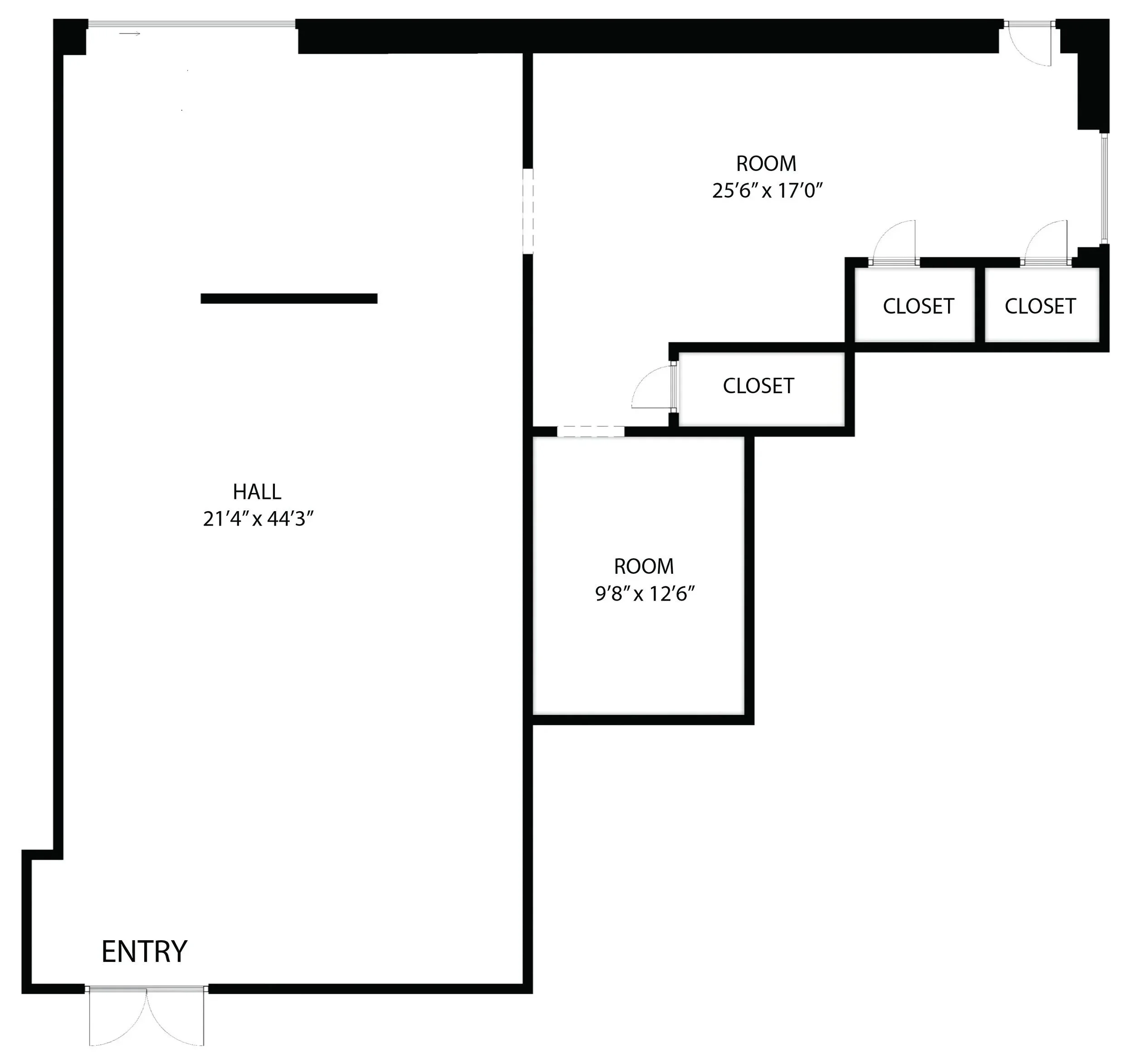 4130 Cass Ave Suite C Detroit, 48102
Total Approx. Floor Area 1,543 SQFT
