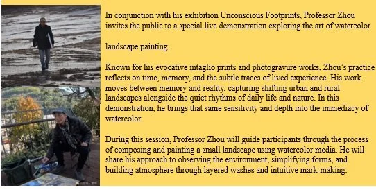 Special Invitation: Live Demonstration with Professor Zhou