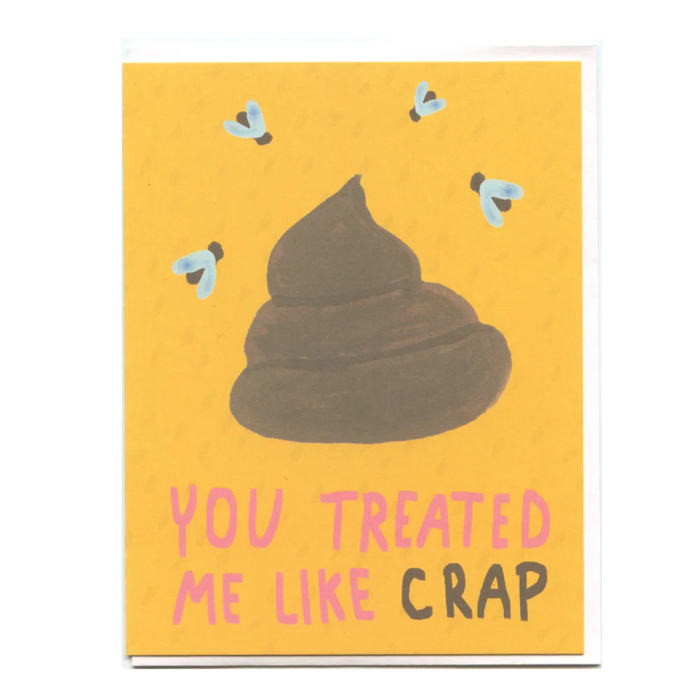 forgiveness card - treated me like crap - by tammie bennett
