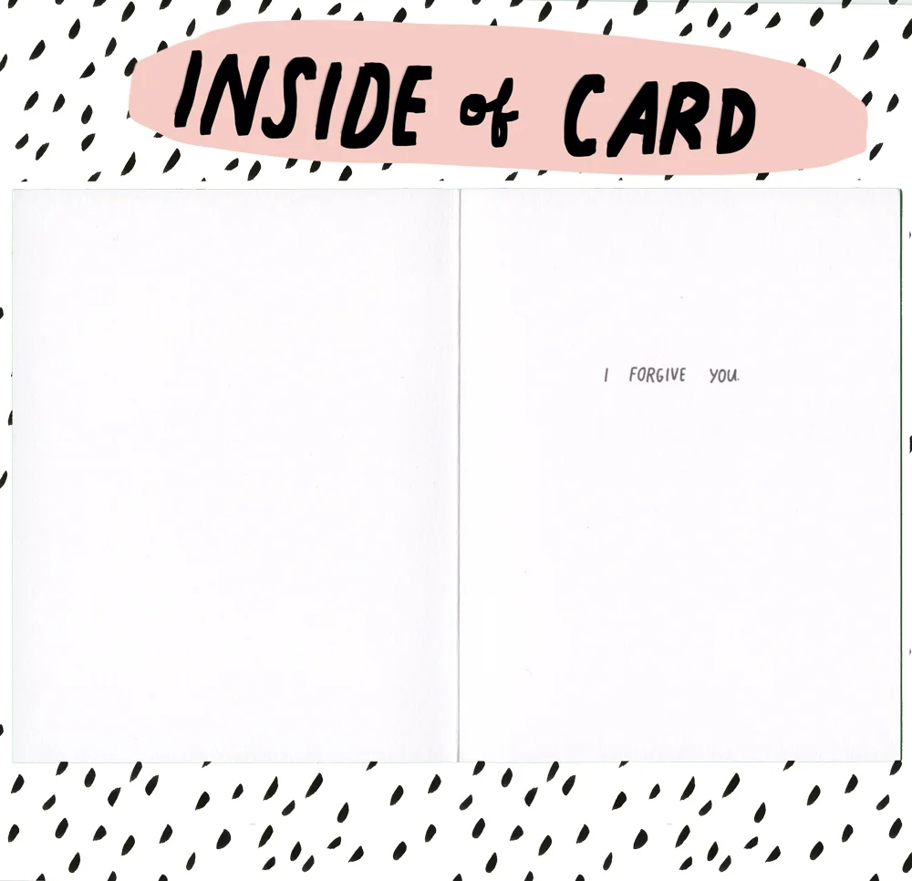 i forgive you inside of forgiveness card by tammie bennett