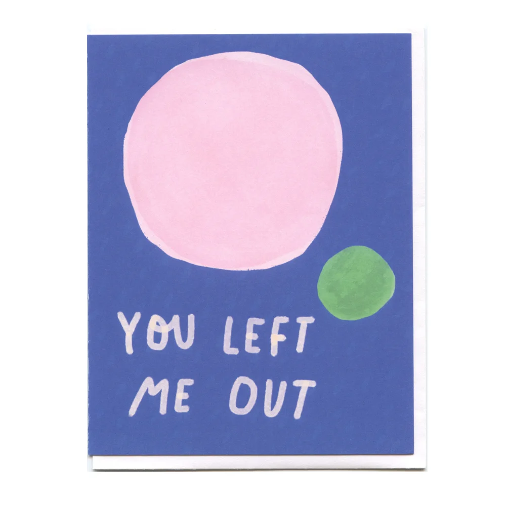 you left me out forgiveness card by tammie bennett