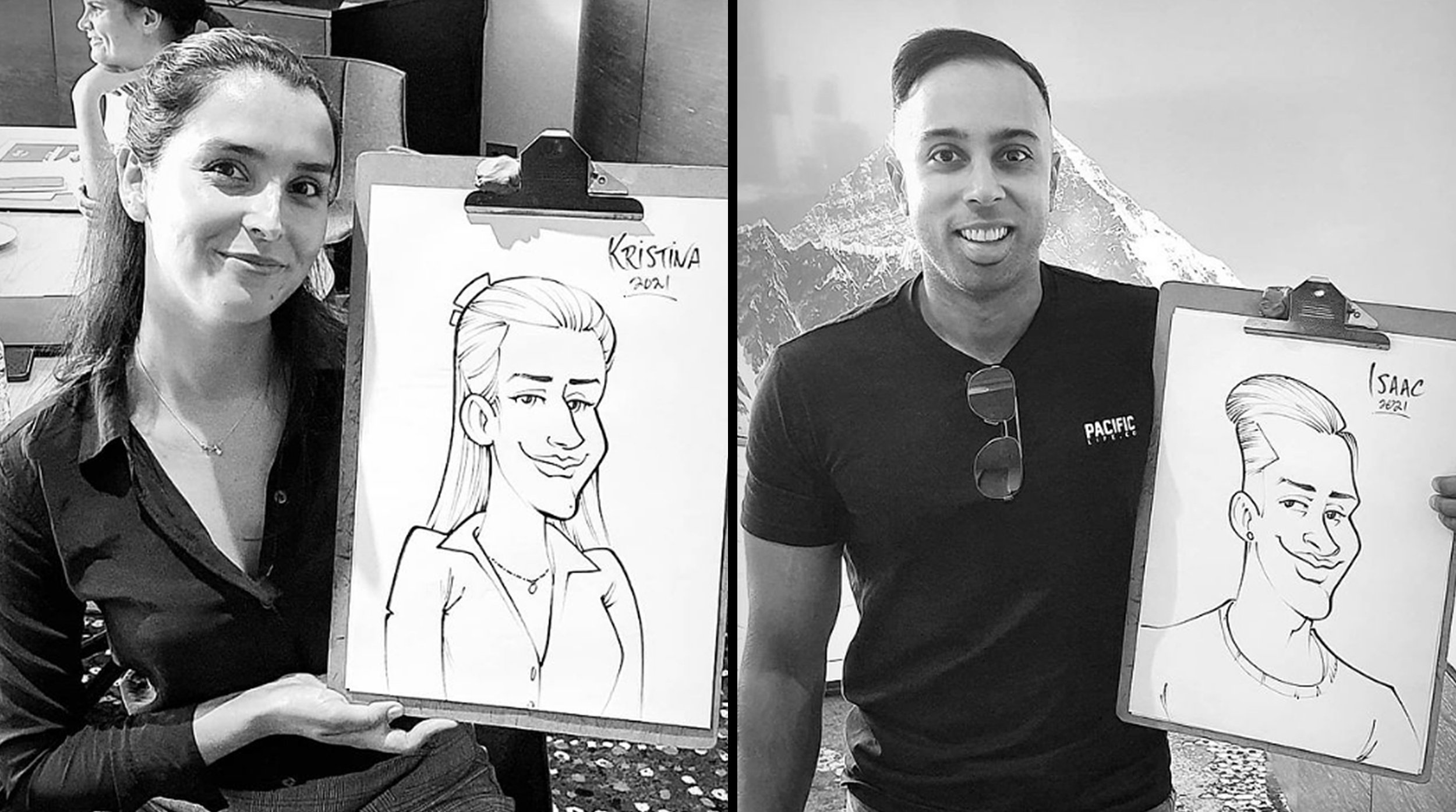 live caricatures