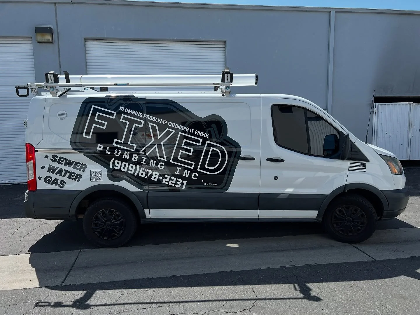 Another satisfied client! Boost revenue simply with spot graphics on your vehicle. 

#fixed #fixedplumbing #plumbing #sewer #wraps #vehiclewraps #design #service #carwraps #wrapadvertising #marketing #referal #plumbingservices #fordtransit #drain #pl