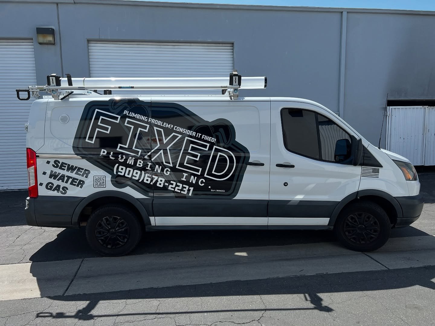 Another satisfied client! Boost revenue simply with spot graphics on your vehicle. 

#fixed #fixedplumbing #plumbing #sewer #wraps #vehiclewraps #design #service #carwraps #wrapadvertising #marketing #referal #plumbingservices #fordtransit #drain #pl