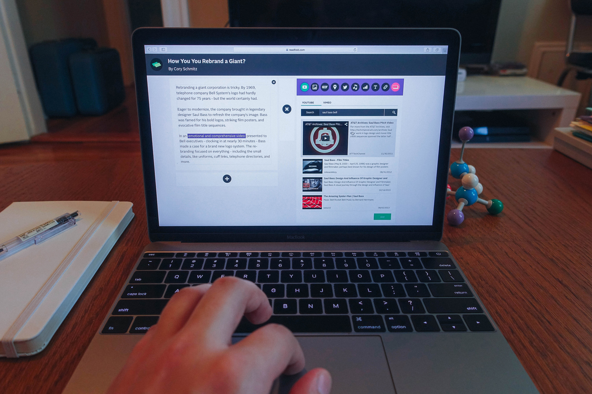 Story editor