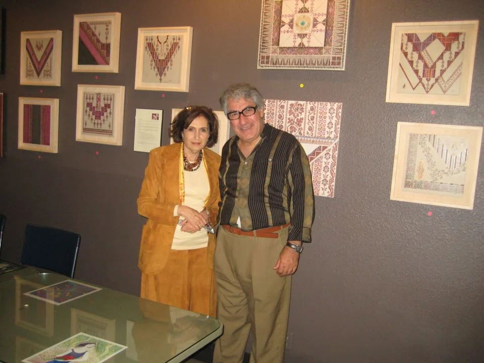 Exhibit at Ibrahim Nashabibi's Fairuz Cafe - San Diego - November 2012