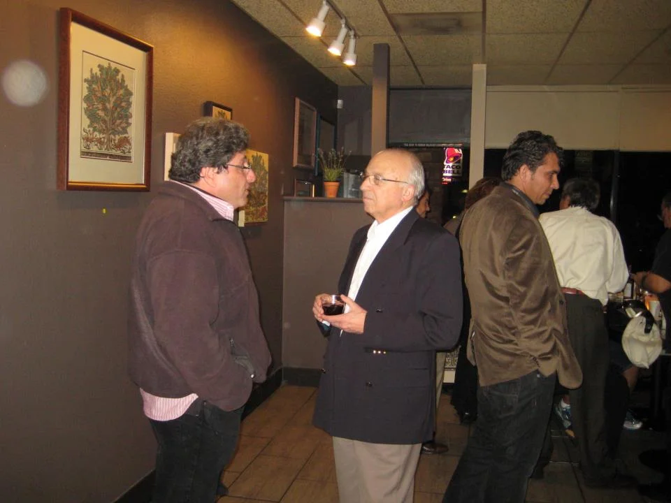 Exhibit at Ibrahim Nashabibi's Fairuz Cafe - San Diego - November 2012
