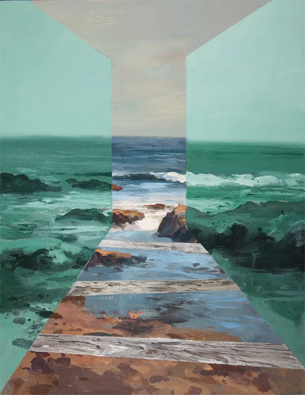 Jeremy Miranda , Bridge (oil on canvas)