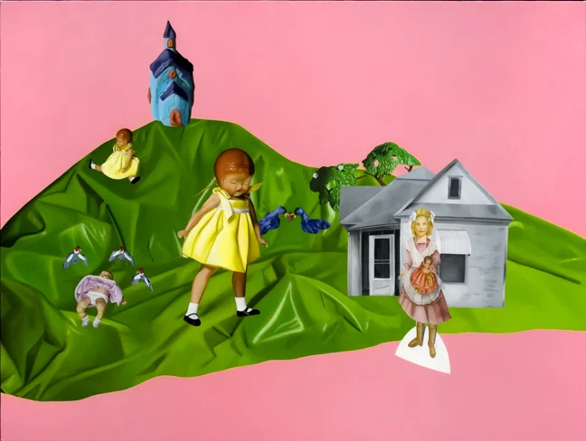 Julie Farstad , Prairiesummerheartbreak (oil on canvas on board)