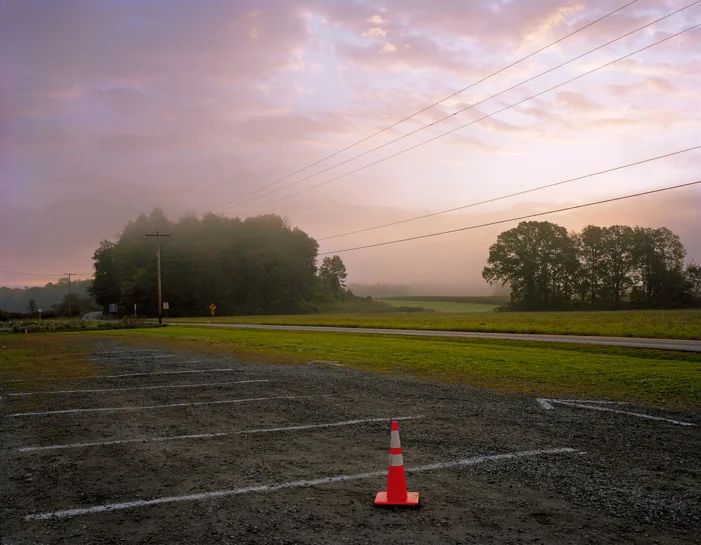 Peter Croteau , Parking Lot (Morning Fog) , 2009