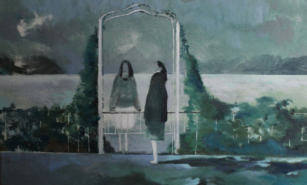 Tayfun Gülnar , Border , 2014 (oil on canvas)