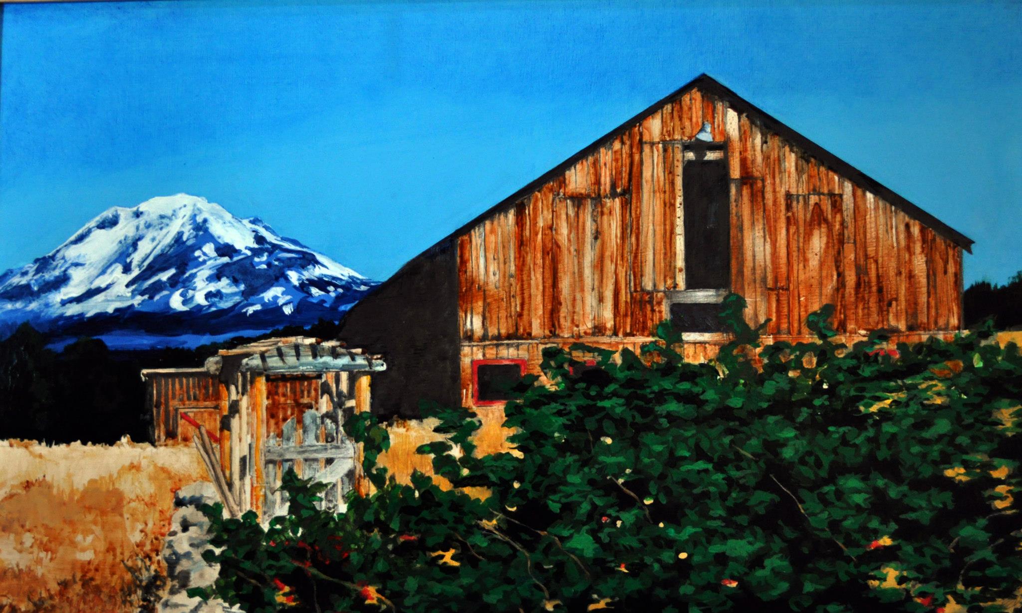 Elizabeth Pelley,&nbsp;Barn&nbsp;(oil on canvas)