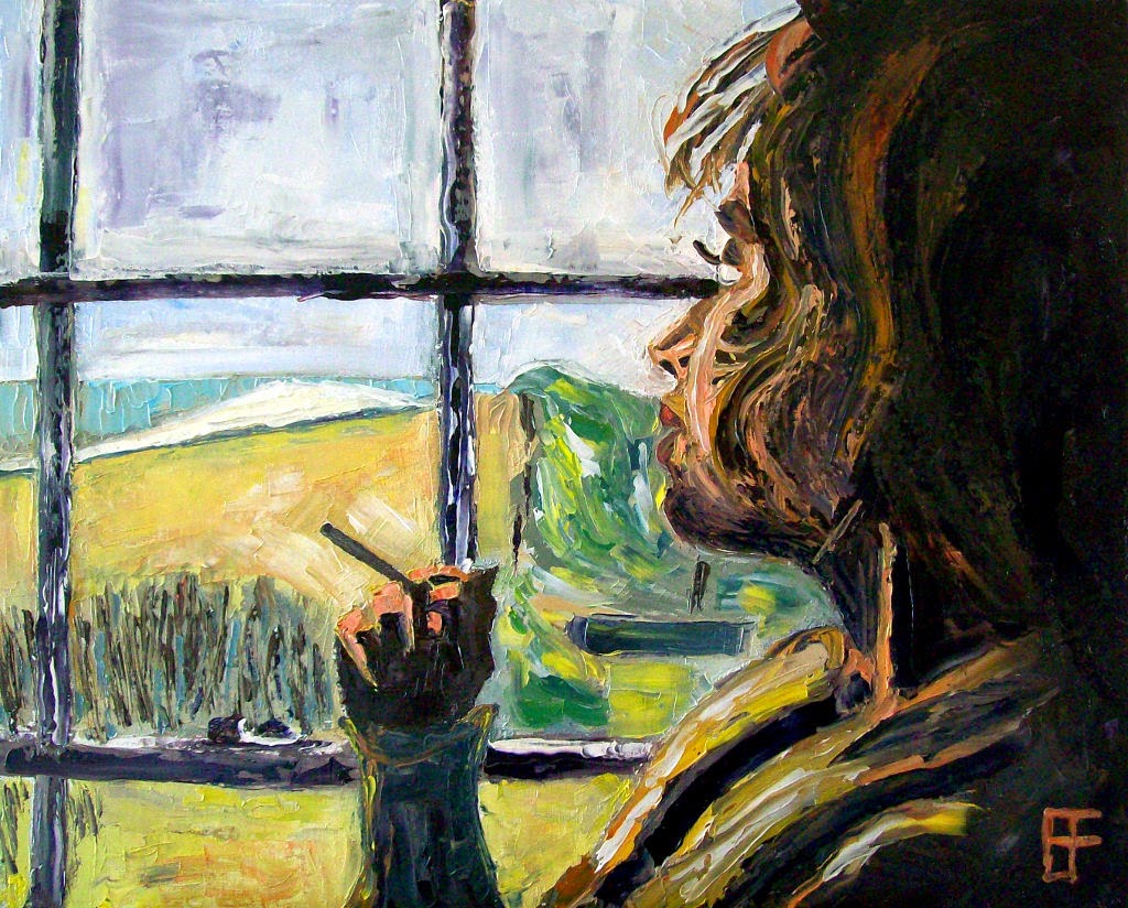 Allen Forest , Lillian (oil on canvas panel)