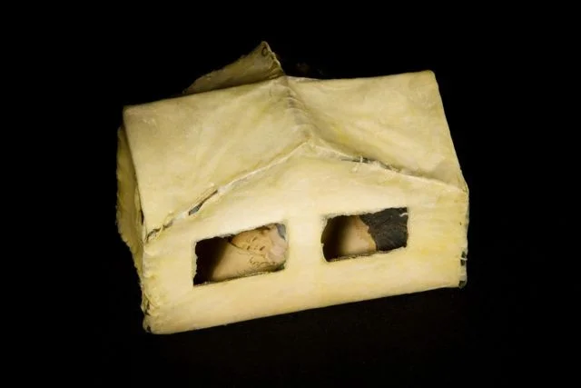 Shannon Estlund , Silence (t racing paper, thread, wood glue, watercolor on paper)