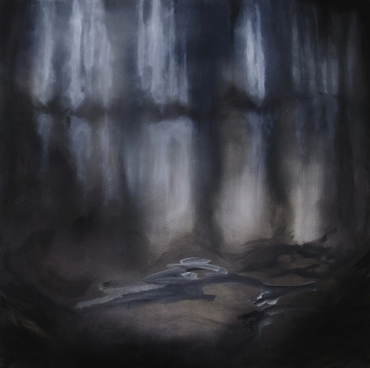 Shannon Estlund , Under (oil on panel)