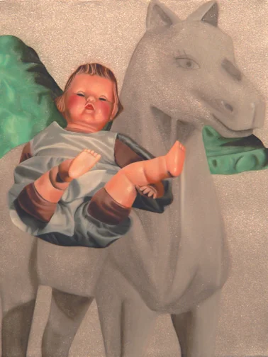 Julie Farstad , It Was Never Real (oil on canvas)