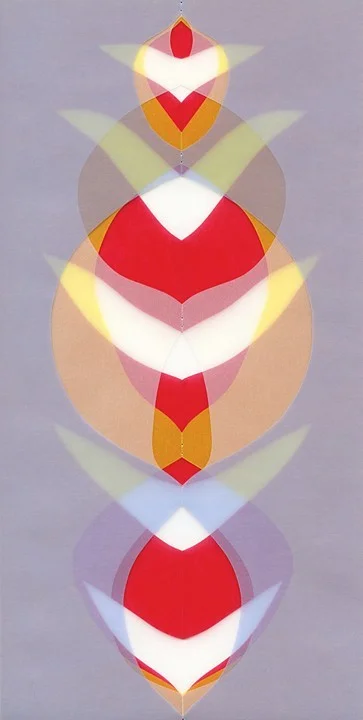 Shannon Rankin , Untitled (Simpling) (vellum, thread, paper)