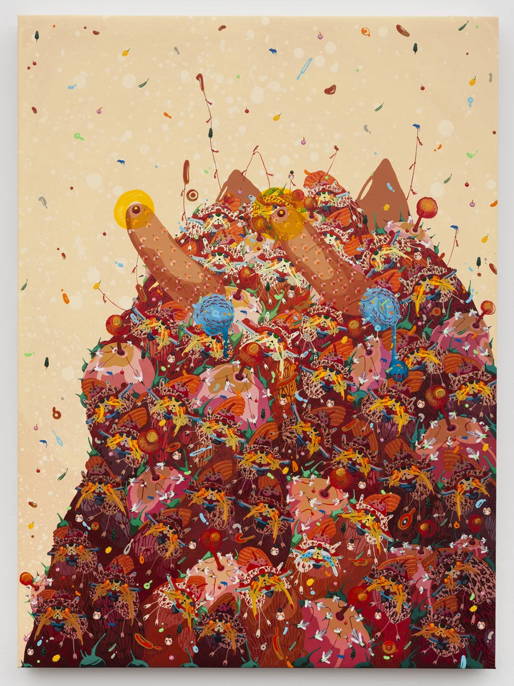 Mi Ju , Sweating Hamster 2014 (acrylic on linen)