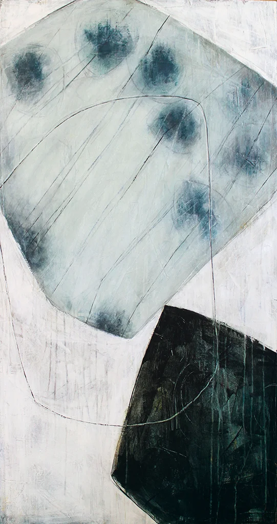 Karine Leger , Shallow Freeze (acrylic on canvas)