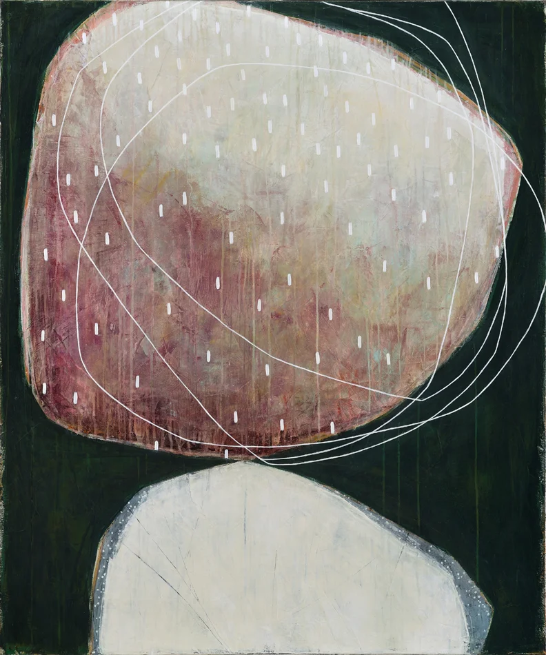 Karine Leger , Dancing Sky (acrylic on canvas), 48x40 in