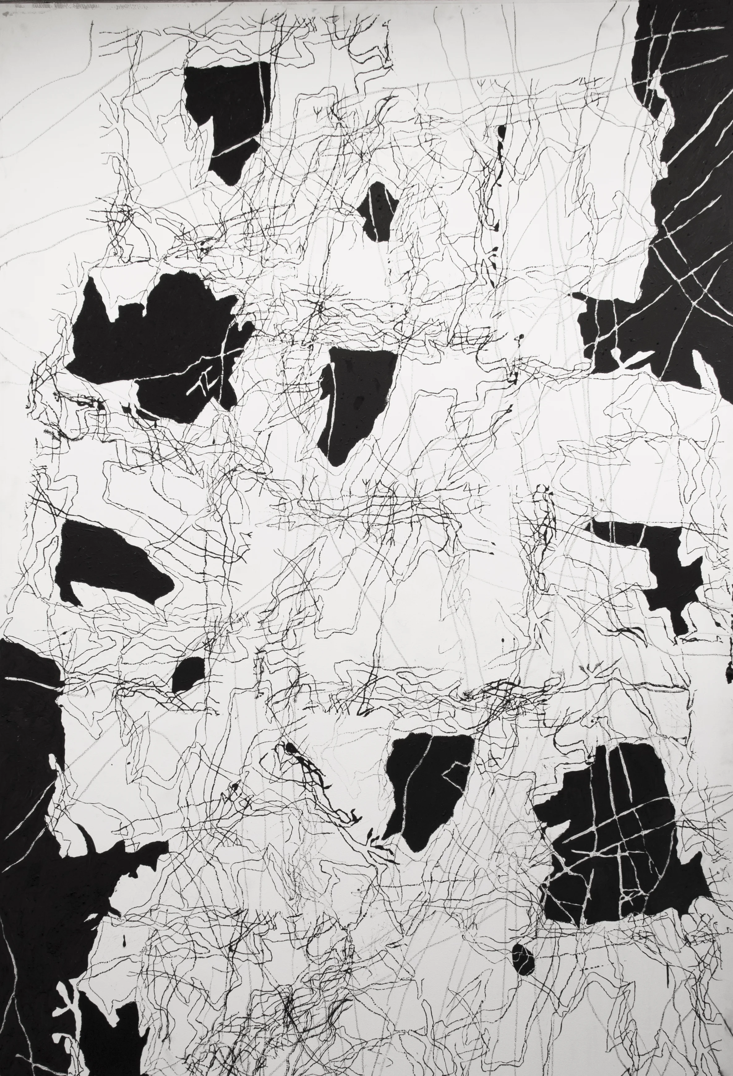 Zoë Sturges , After After Tandem , 2017 Screen print, acrylic, and crayon on wood