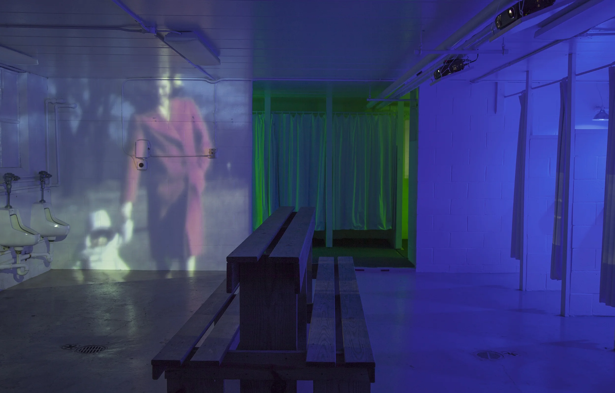 Emily Denton , from Green Is Blue Plus Yellow , 2017 Installation