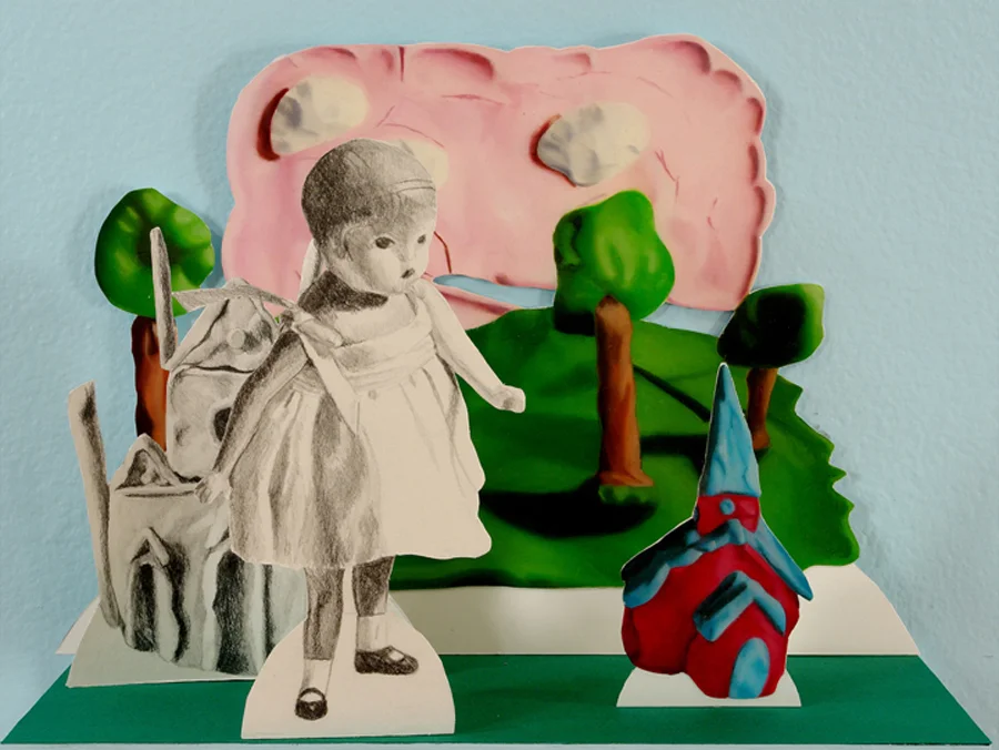Julie Farstad , Haunted Summer , detail, 2007 Approximately 8 x 6 x 4"