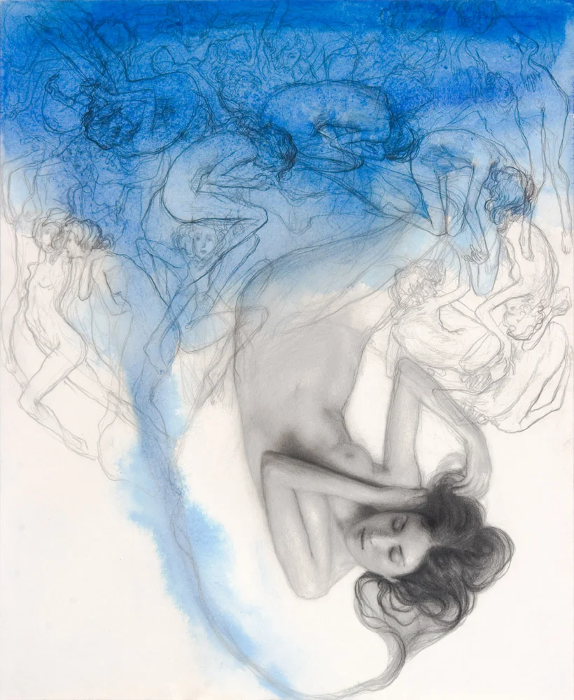 Dorian Vallejo , Dream Study , 2009 Mixed media on handmade paper