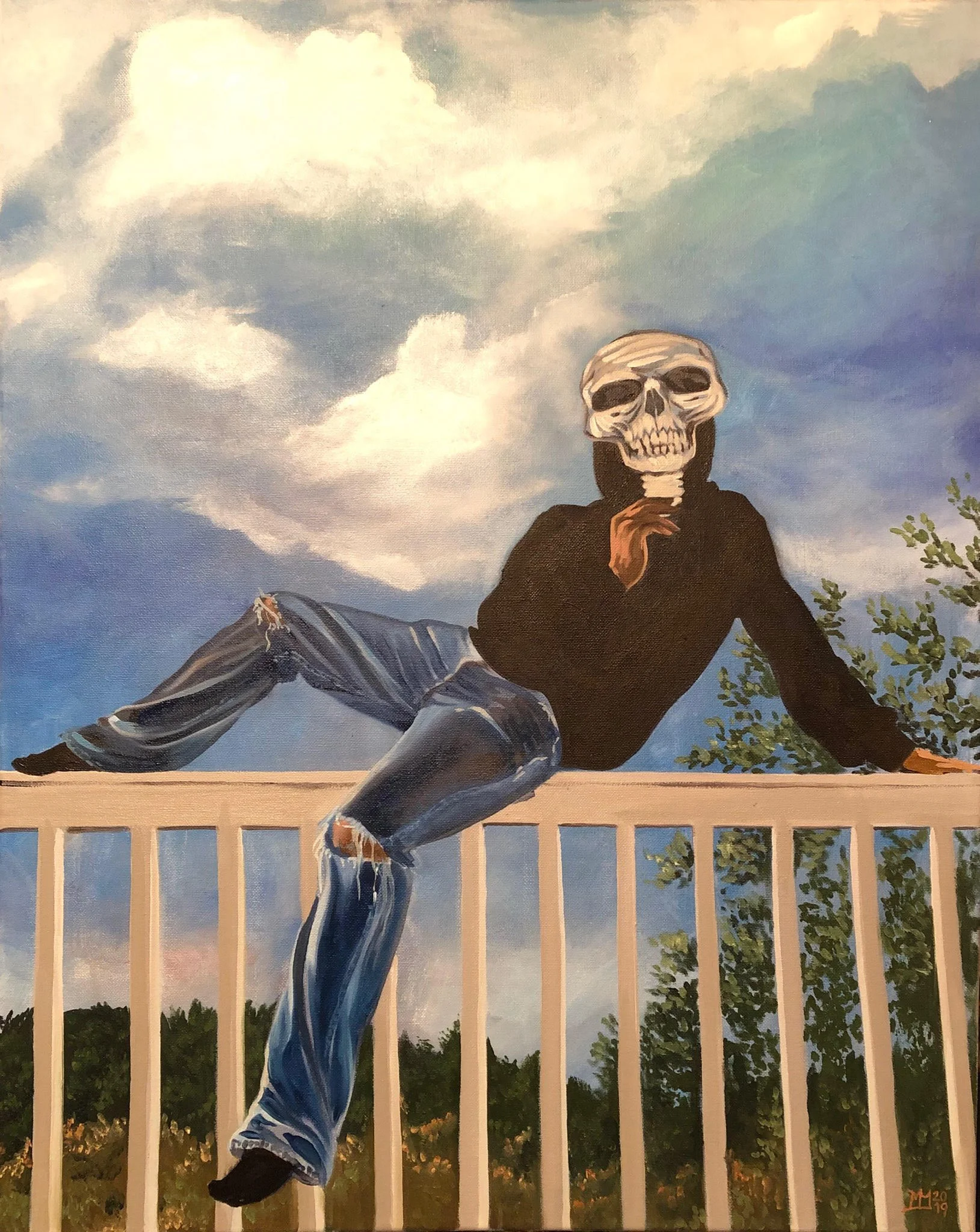 Malissa Goff Baker , An Exercise In Combined Compliments, 2018 Oil on canvas 24 x 30”
