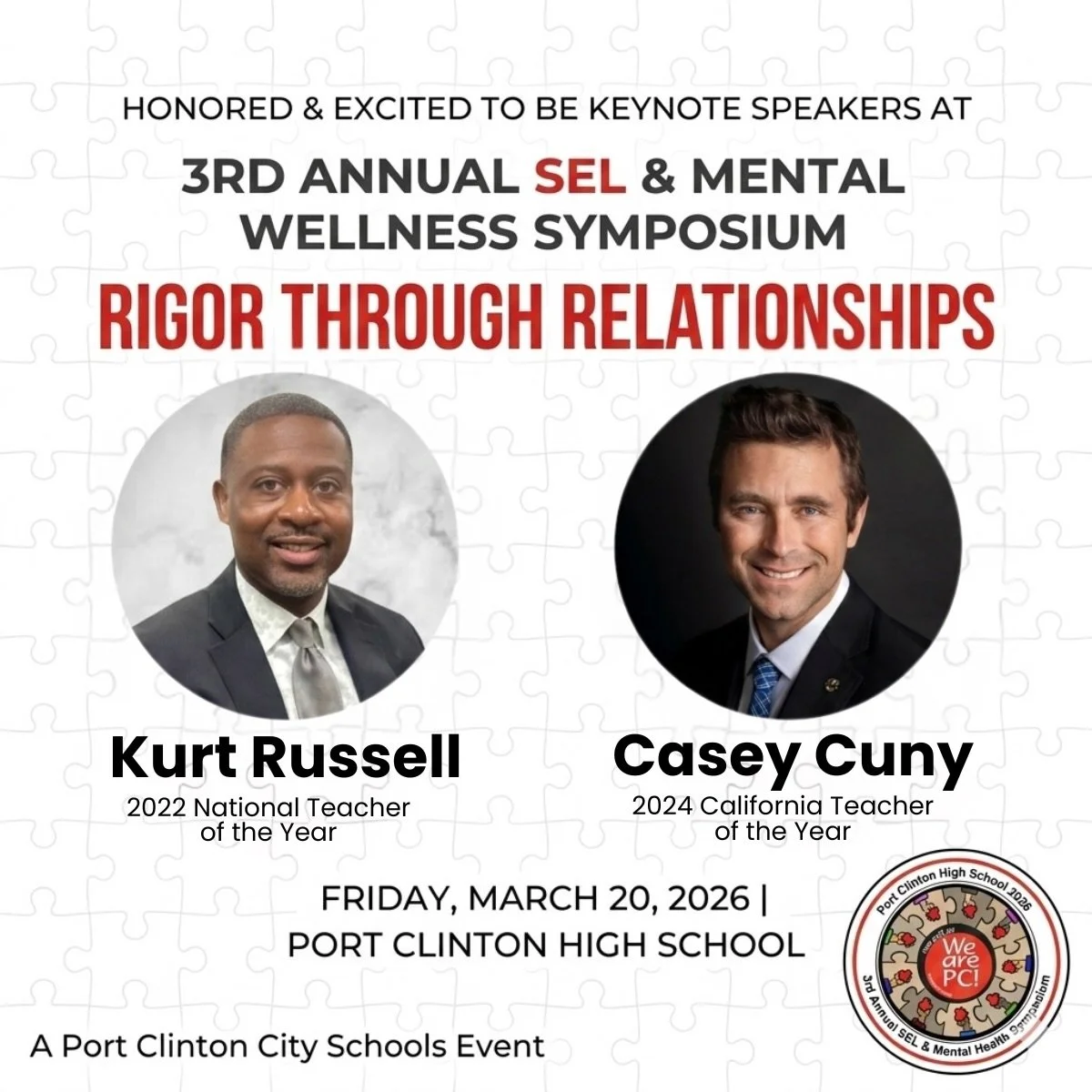 I am thrilled to serve as a keynote speaker at this upcoming event. I will be speaking about my passion&mdash;rigor through relationships: SEL in the age of AI.  This event is incredible&mdash;the incomparable 2022 National Teacher of the Year @mr.ru