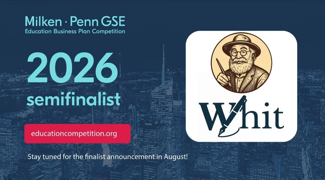 13 months ago I set out to make a software called WHIT @whitai.app that would serve teachers as the ultimate formative assessment engine from classroom to district level. 

A month ago we started our first District pilot, and now today, WHIT was sele