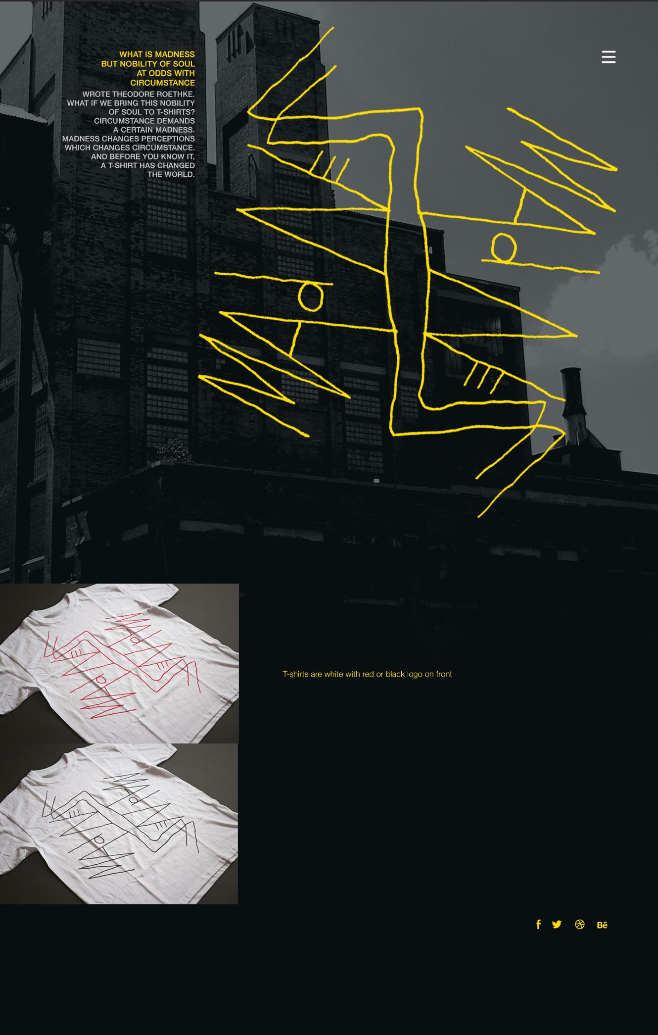 UI for Madness T shirts