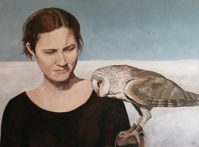 Girl with owl